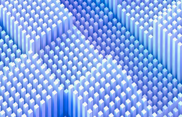 Poster - Abstract futuristic business technology background with geometric 3d shape. 3d rendering.