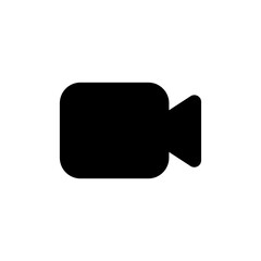 Poster - video camera icon for streaming , facetime icons video call symbol