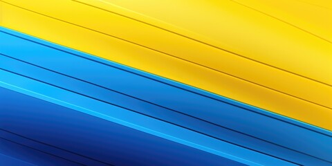 Poster - A close-up shot of a vibrant yellow and blue background, ideal for various design projects
