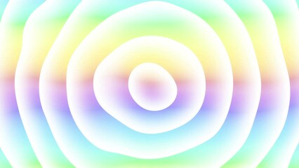 Leinwandbilder - Abstract animated circles. Seamless Loop. Concentric circles 4k footage