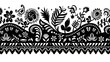 frame, floral, border, vintage, vector, decoration, flower, ornament, design, illustration, pattern, black, swirl, card, wedding, ornate, banner, art, decor, invitation, leaf, element, style, scroll, 