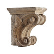 Stone corbel on a transparent background, PNG