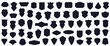 © Black Walnut Studio - Set of badge shapes. Classic heraldic crest shield collection. Vintage label, banner icons. Police shields silhouettes. Black template for patch, insignias, isolated stock illustration