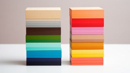 Fototapete - Collection of sticky page markers Generative AI