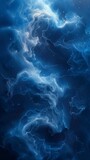 Fototapeta  - Ethereal Electric Blue Fluid Abstract for Modern Design