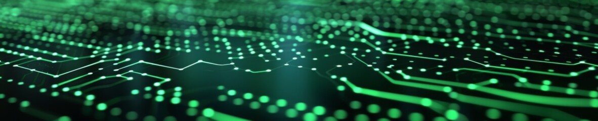 High tech honeycomb pattern green and black resembling a digital circuit board