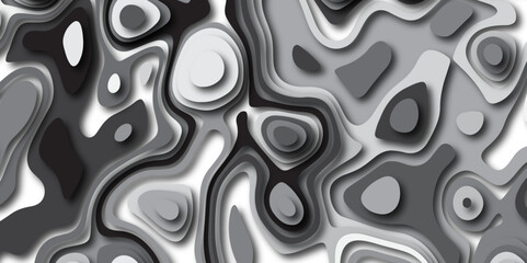 Aufkleber - Abstract grey paper cut background design .Abstract vector seamless pattern with shadows Trendy multicolor contemporary design for prints, flyers, banners, brochures, invitations, covers.