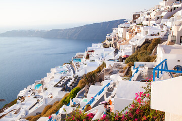 Wall Mural - beautiful island of Santorini  Greece -  travel destination - Greek islands