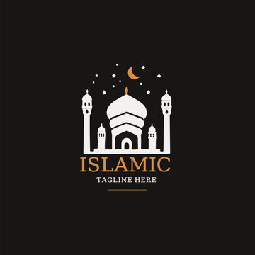 Tranquil Tower: Mosque Logo Design Idea