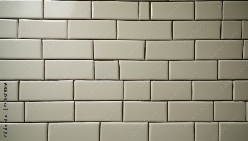 white ceramic brick tile for background wall design
