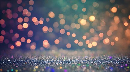 abstract loopable background with nice multicolor bokeh