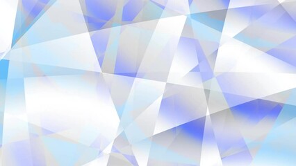 Fototapete - White and Light Blue Abstract Modern Background Loop