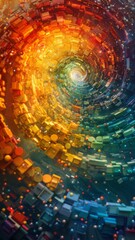 Wall Mural - Abstract galaxy background