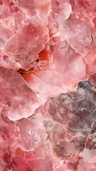 Wall Mural - Pink marble background with soft, pastel hues and subtle veining