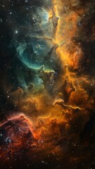 Wall Mural - Space galaxy cloud nebula