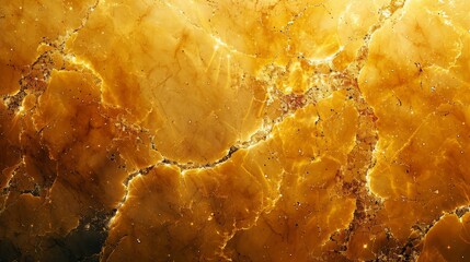 Wall Mural - yellow marble background with golden accents and subtle veining