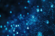 © Martin1080 - Abstract wallpaper with technology of a social network with a lot of different user profiles connected together. Generative AI.