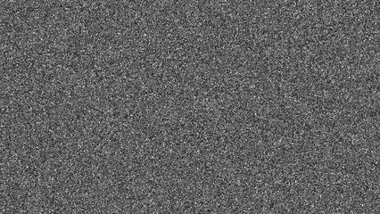 Poster - Old Retro TV - Static tv black and white noise caused by bad signal reception. Loop animation