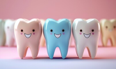 Dental check up. Dental health and prevention concept