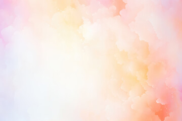 Poster - A vibrant pink and yellow background adorned with delicate white stars, creating a dreamy and enchanting atmosphere