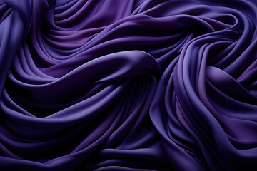 Aufkleber - A detailed close-up of a vibrant purple fabric, showcasing its rich texture and deep color intensity