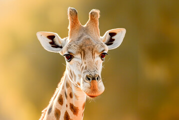 Wall Mural - Giraffa Camelopardalis, World Wildlife Day, March 