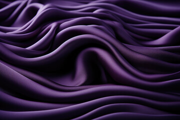 Aufkleber - A close-up view showcasing vibrant hues and intricate textures of a lush purple fabric