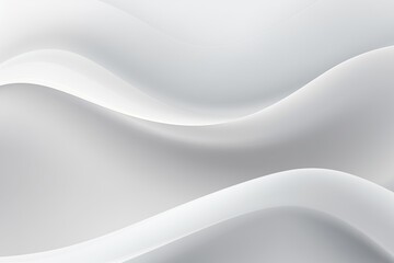 Aufkleber - gray white waves, minimalist design for posters, clean backdrop templates, versatile, modern aesthet