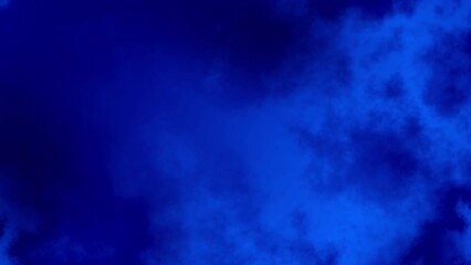 Aufkleber - Hologram blue background. Wave animation fluid Effect. Information sea concept. Looping blue noise smoke