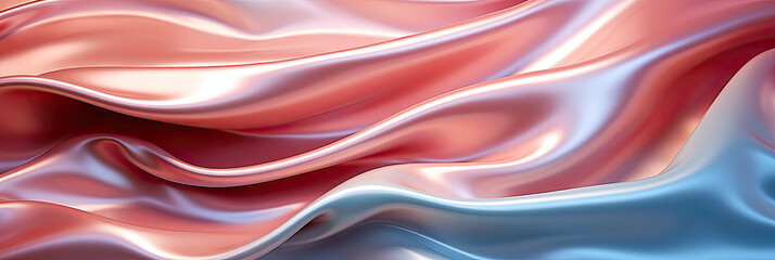 Aufkleber - Detailed close up of a vibrant pink and blue fabric intertwining in a mesmerizing dance of colors and textures