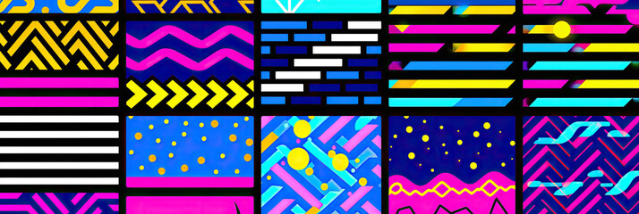 Poster - array of colorful patterns and lines, this artwork is a mesmerizing display of creativity and imagination