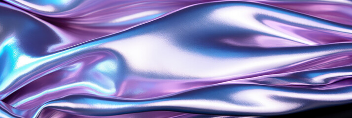 Aufkleber - A vibrant close-up of a richly textured purple and blue fabric, showcasing intricate patterns and luxurious colors blending seamlessly