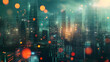 Cybernetic Cityscape at Twilight