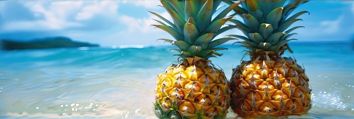  cute pineapple background