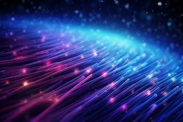 Poster - Optical fiber mockup. Fiber digital. Generate Ai