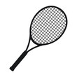 © xphar - Tennis racket vector illustration, clipart style tennis racket symbol