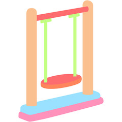 Sticker - Swing Illustration