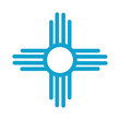 sacred sun symbol of the Zia, an indigenous native American pueblo people 