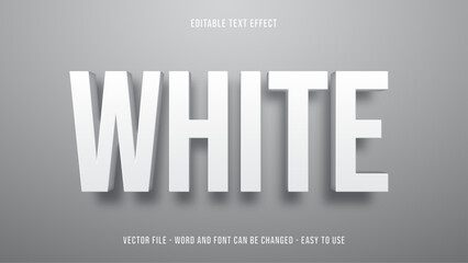Poster - White editable text effect