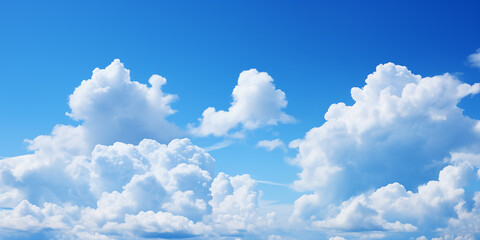 Wall Mural - blue sky with white cloud background. white cloud with blue sky background.