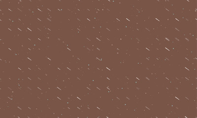 Poster - Seamless background pattern of evenly spaced white soldering iron symbols of different sizes and opacity. Vector illustration on brown background with stars