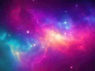 colorful abstract nebula space background available for free.