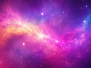 colorful abstract nebula space background available for free.
