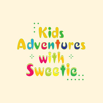 Vector Illustration Playful Handmade Typography. Font For Kids And Games