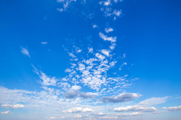 Wall Mural - blue sky and white clouds for background.