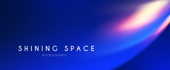 Wall Mural - Motion light effect. Shining magic background and liquid speed light