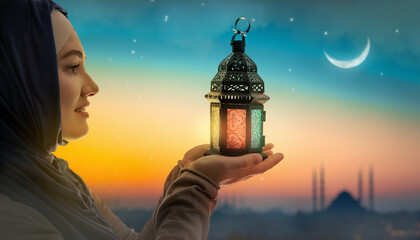 Wall Mural - Ornamental Arabic lantern