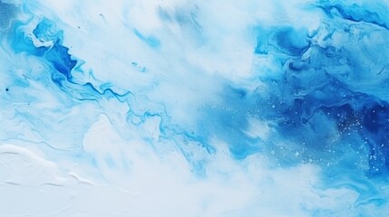 Wall Mural - Abstract background of vivid blue and white color mixing with different tints creating uneven surface