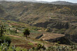 barranco de azuaje mirador panoramica de moya firgas gran canaria viewpoint view landscape gorge canyon town palm trees valley greenery island