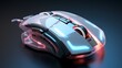 © Nature Lover - A futuristic computer mouse with holographic buttons, creating a sci-fi-inspired image.